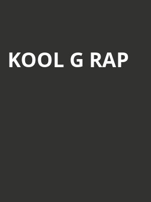 Kool G Rap at O2 Academy Islington